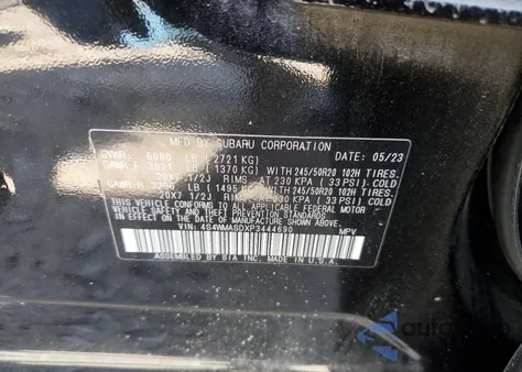 2023 Subaru Ascent Limited from USA, damaged, VIN 4S4WMASDXP3444690